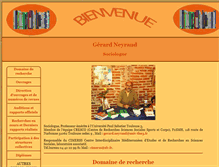 Tablet Screenshot of gerardneyrand.fr